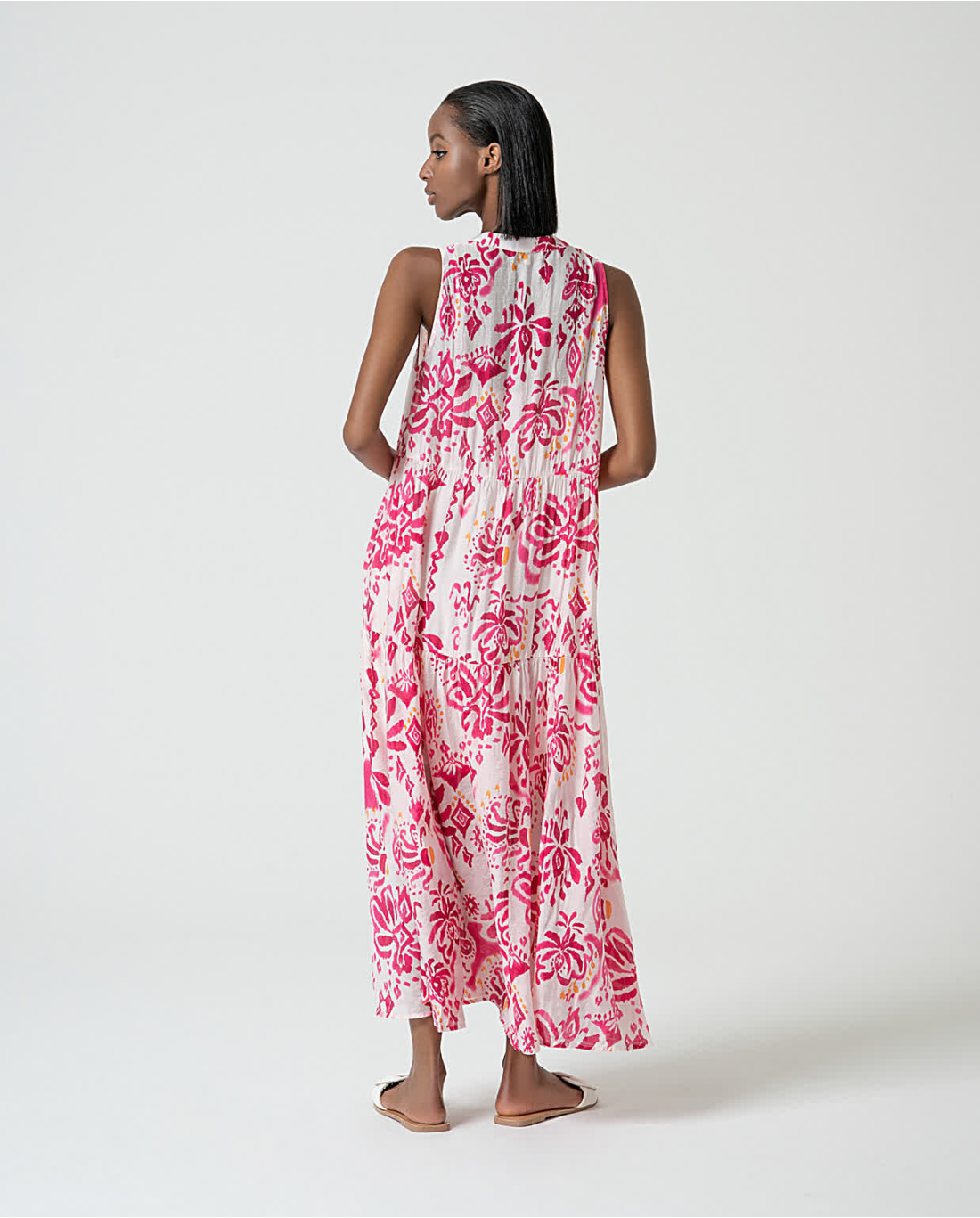Vestido oversize estampado
