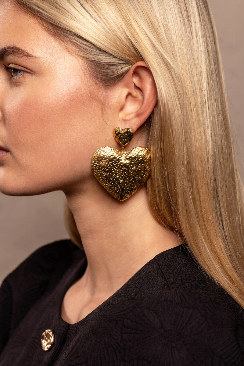 Pendientes double heart