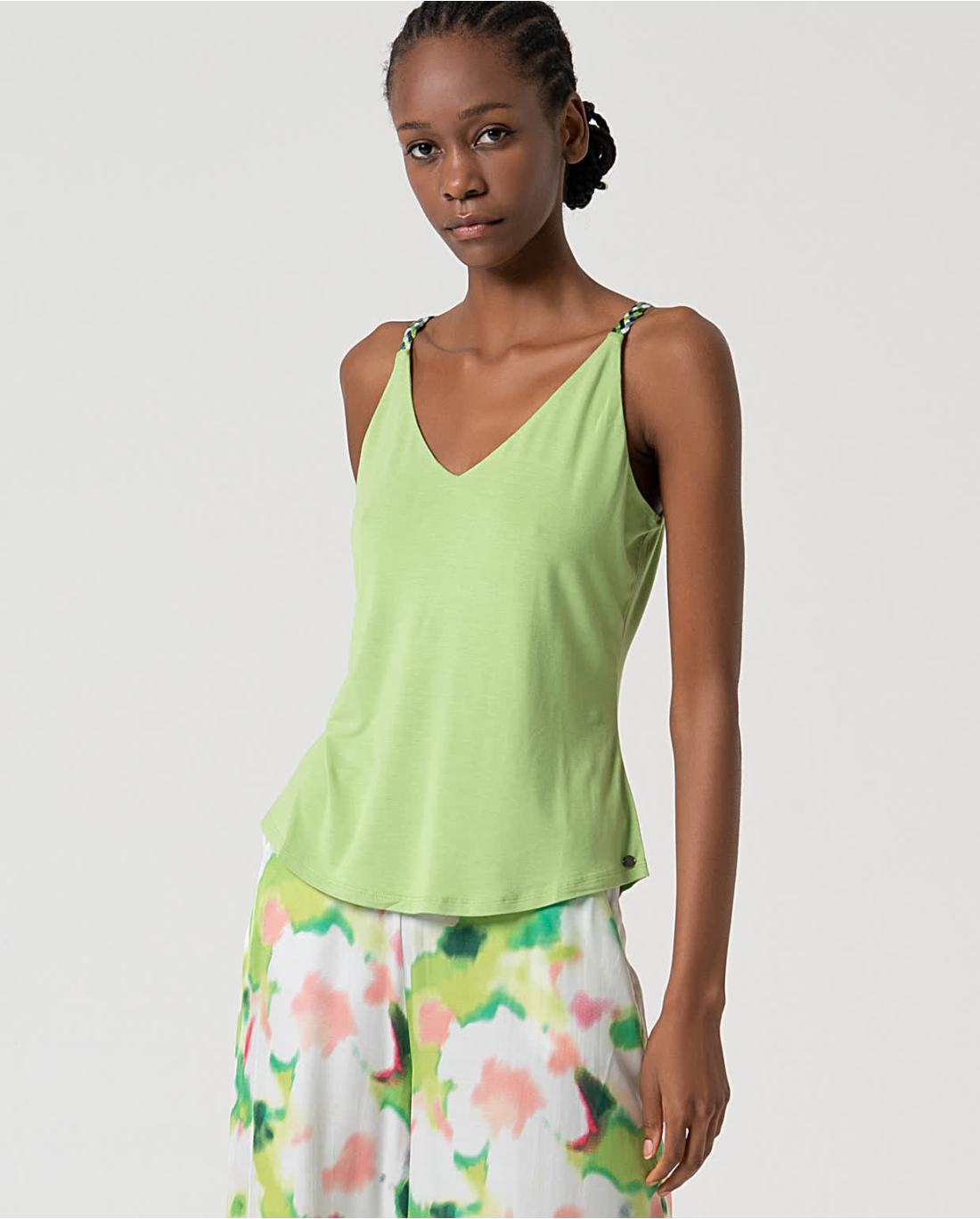 Top tirantes bamboo con fornitura