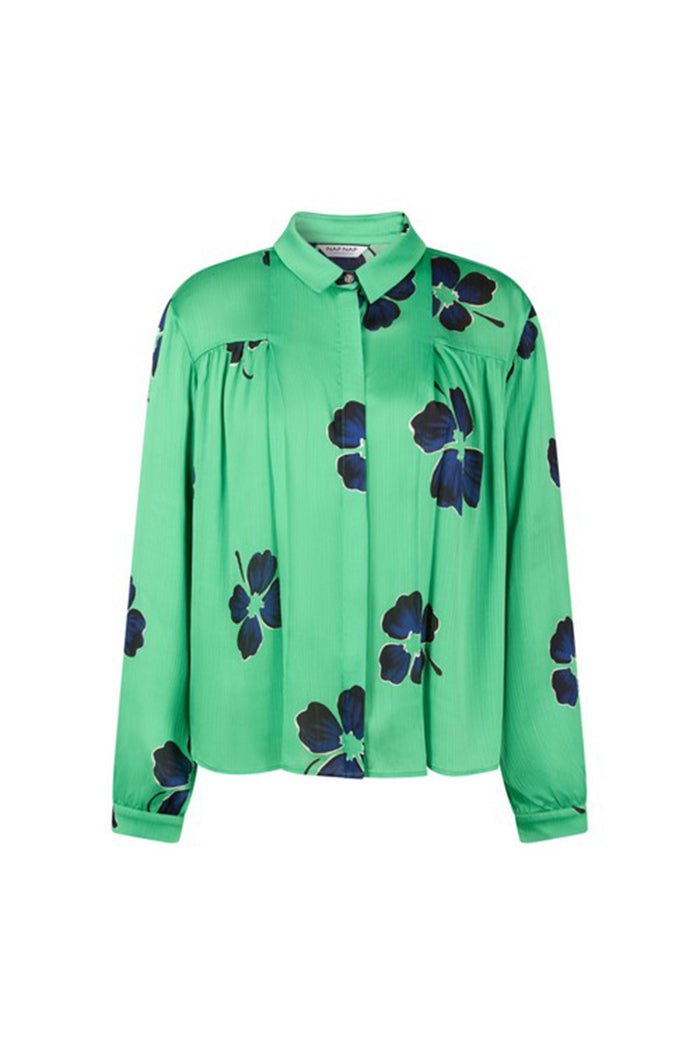 Camisa Letrefle Verde Floral