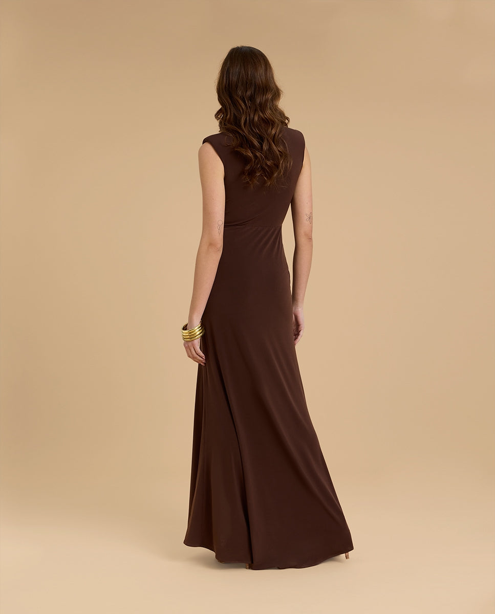 Vestido Nubia marrón