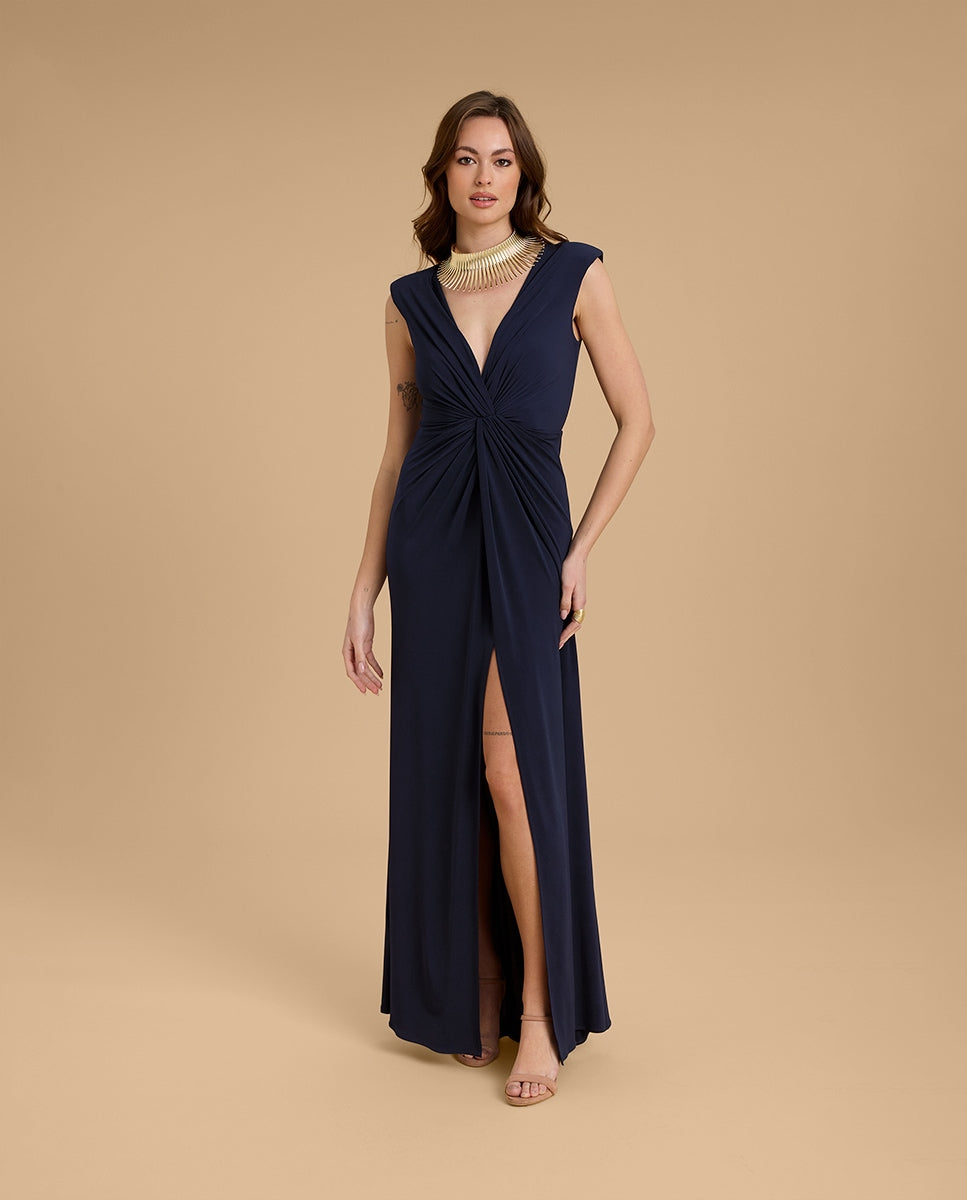 Vestido Nubia azul marino