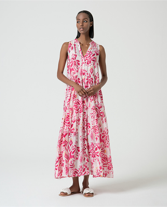 Vestido oversize estampado