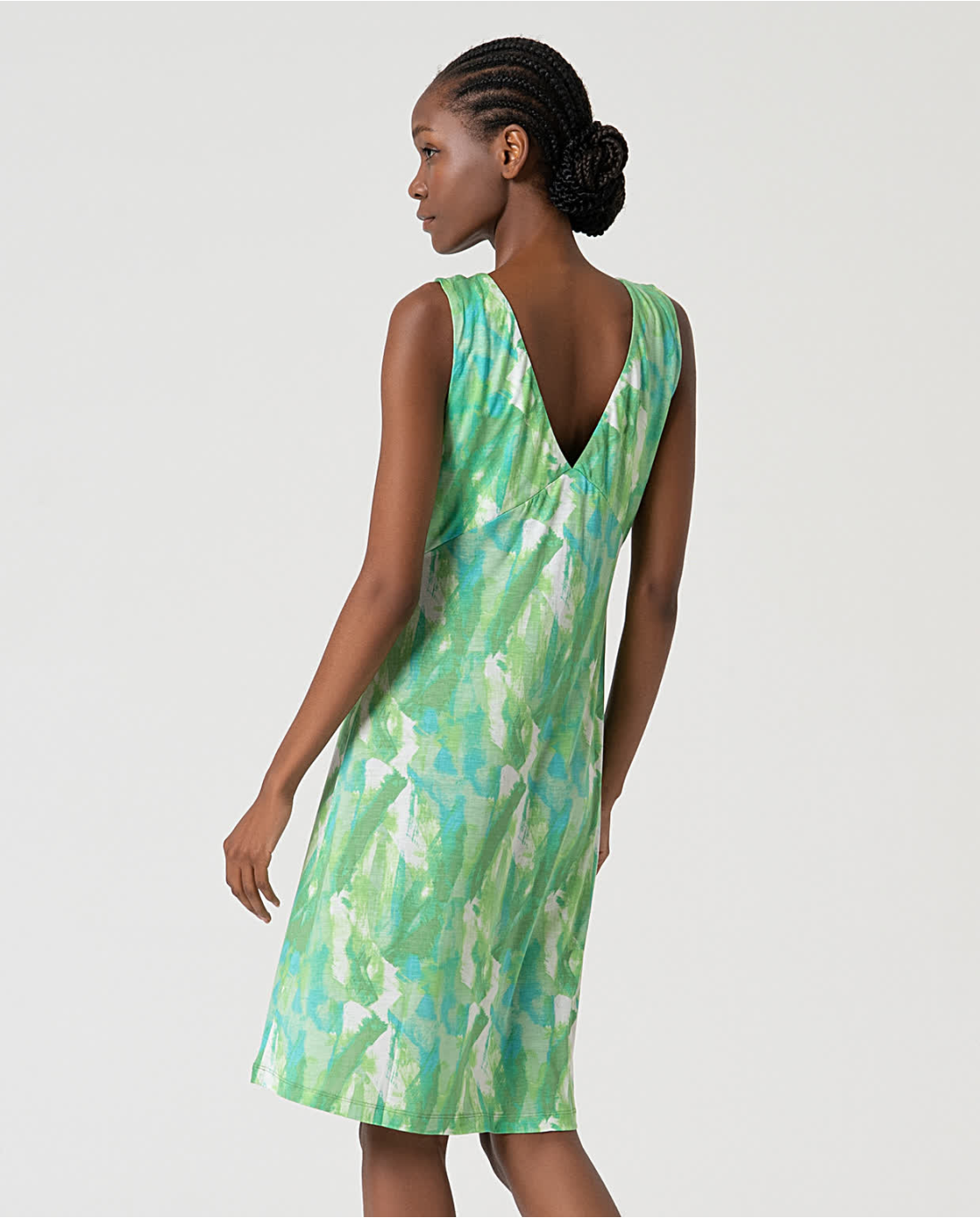 Vestido corto estampado