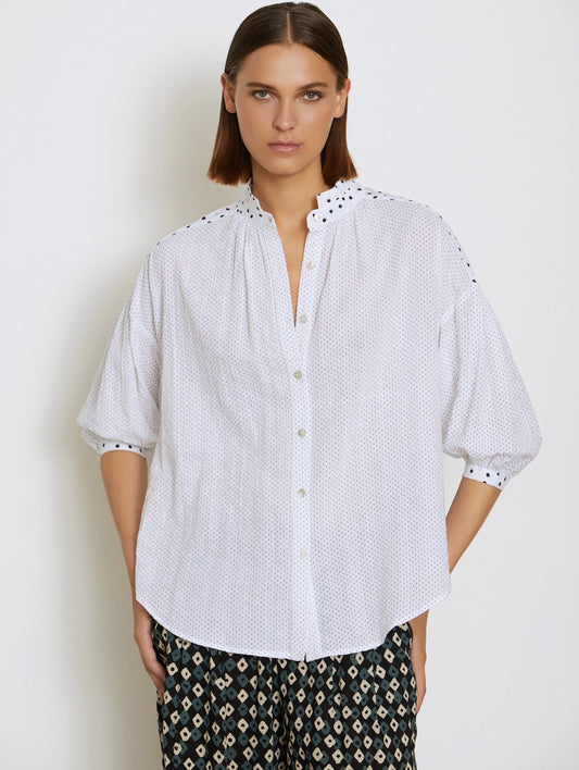 Blusa algodon topitos