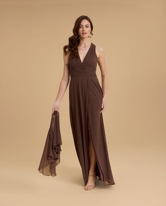 Vestido Eris Marrón